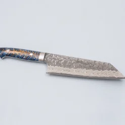 Takeshi Saji VG10 Cross Tsuchime Kurouchi Pinecone Bunka 18 cm