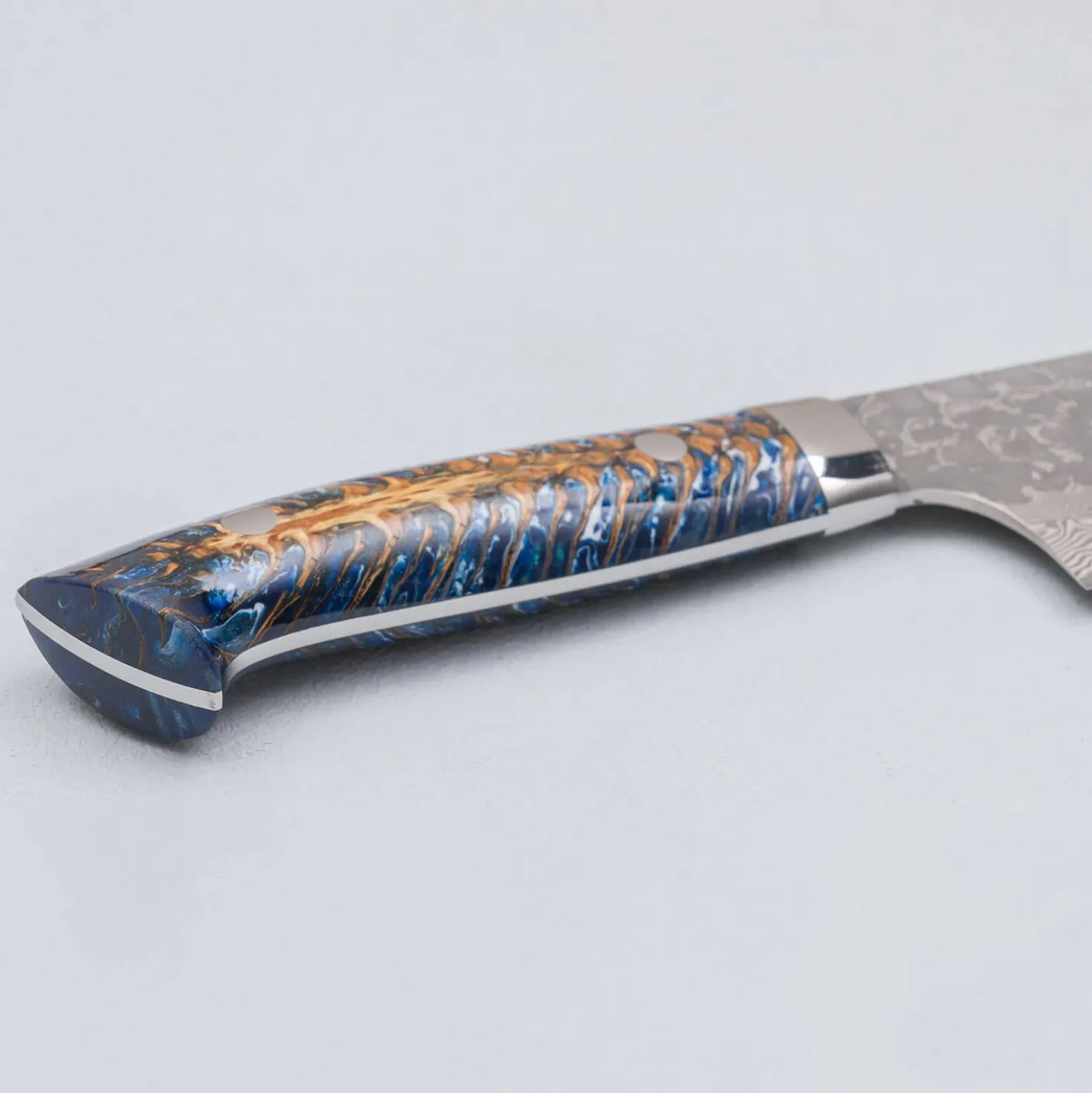 Takeshi Saji VG10 Cross Tsuchime Kurouchi Pinecone Bunka 18 cm