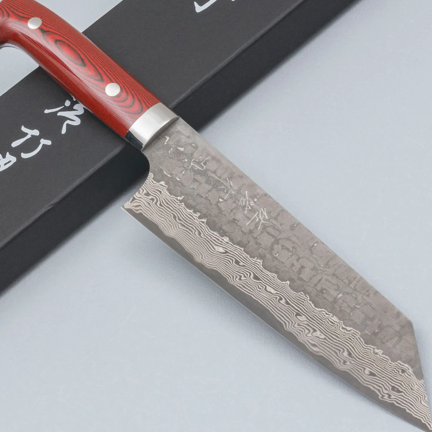 Takeshi Saji VG10 Cross Tsuchime Kurouchi Bunka 17 cm