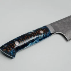 Takeshi Saji VG10 Cross Tsuchime Kurouchi Pinecone Gyuto 27 cm