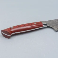 Takeshi Saji VG10 Cross Tsuchime Kurouchi Gyuto 24 cm