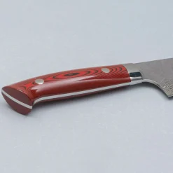 Takeshi Saji VG10 Cross Tsuchime Kurouchi Gyuto 21 cm
