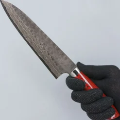 Takeshi Saji VG10 Cross Tsuchime Kurouchi Gyuto 21 cm