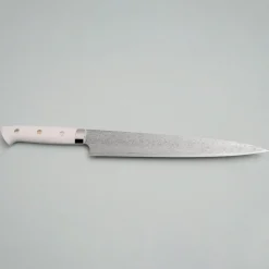 Takeshi Saji VG10 Diamond Finish Corian Sujihiki 24 cm