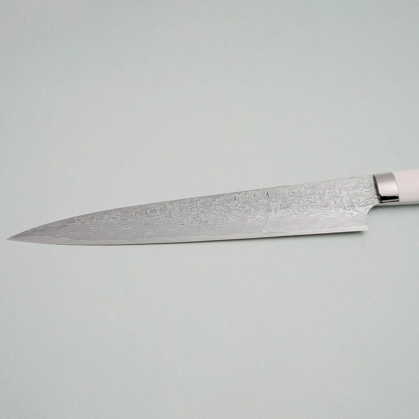 Takeshi Saji VG10 Diamond Finish Corian Sujihiki 24 cm