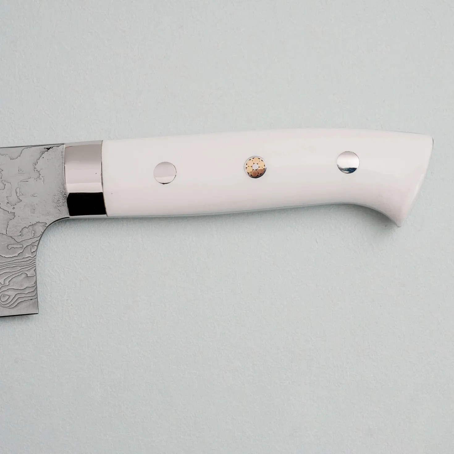 Takeshi Saji VG10 Diamond Finish Corian Nakiri 17 cm