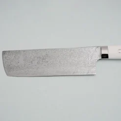 Takeshi Saji VG10 Diamond Finish Corian Nakiri 17 cm