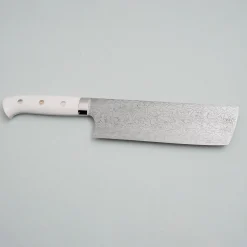 Takeshi Saji VG10 Diamond Finish Corian Nakiri 17 cm