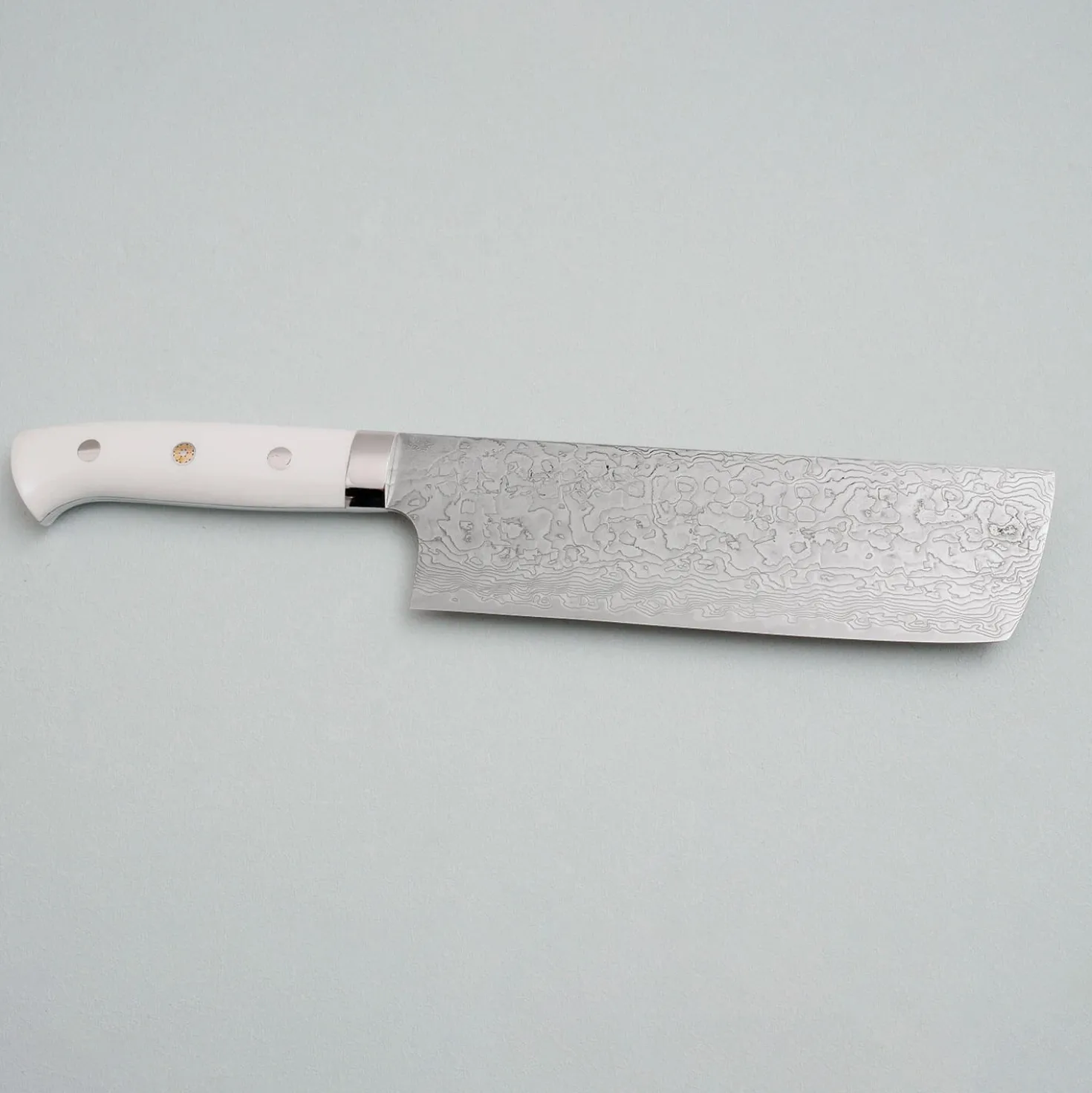 Takeshi Saji VG10 Diamond Finish Corian Nakiri 17 cm