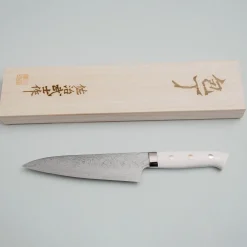 Takeshi Saji VG10 Diamond Finish Corian Gyuto 18 cm