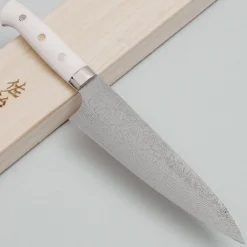 Takeshi Saji VG10 Diamond Finish Corian Gyuto 18 cm