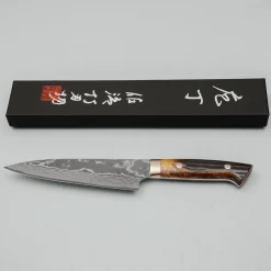 Takeshi Saji VG10 Nickel Damast Staghorn Petty 15 cm