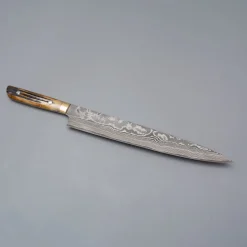 Takeshi Saji VG10 Nickel Damast Staghorn Sujihiki 27 cm