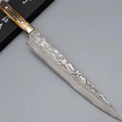Takeshi Saji VG10 Nickel Damast Staghorn Sujihiki 27 cm
