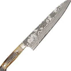 Takeshi Saji VG10 Nickel Damast Staghorn Gyuto 24 cm