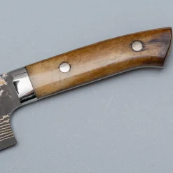 Takeshi Saji VG10 Rainbow Etched Cowhorn Nakiri 16.5 cm