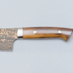 Takeshi Saji VG10 Rainbow Etched Cowhorn Bunka