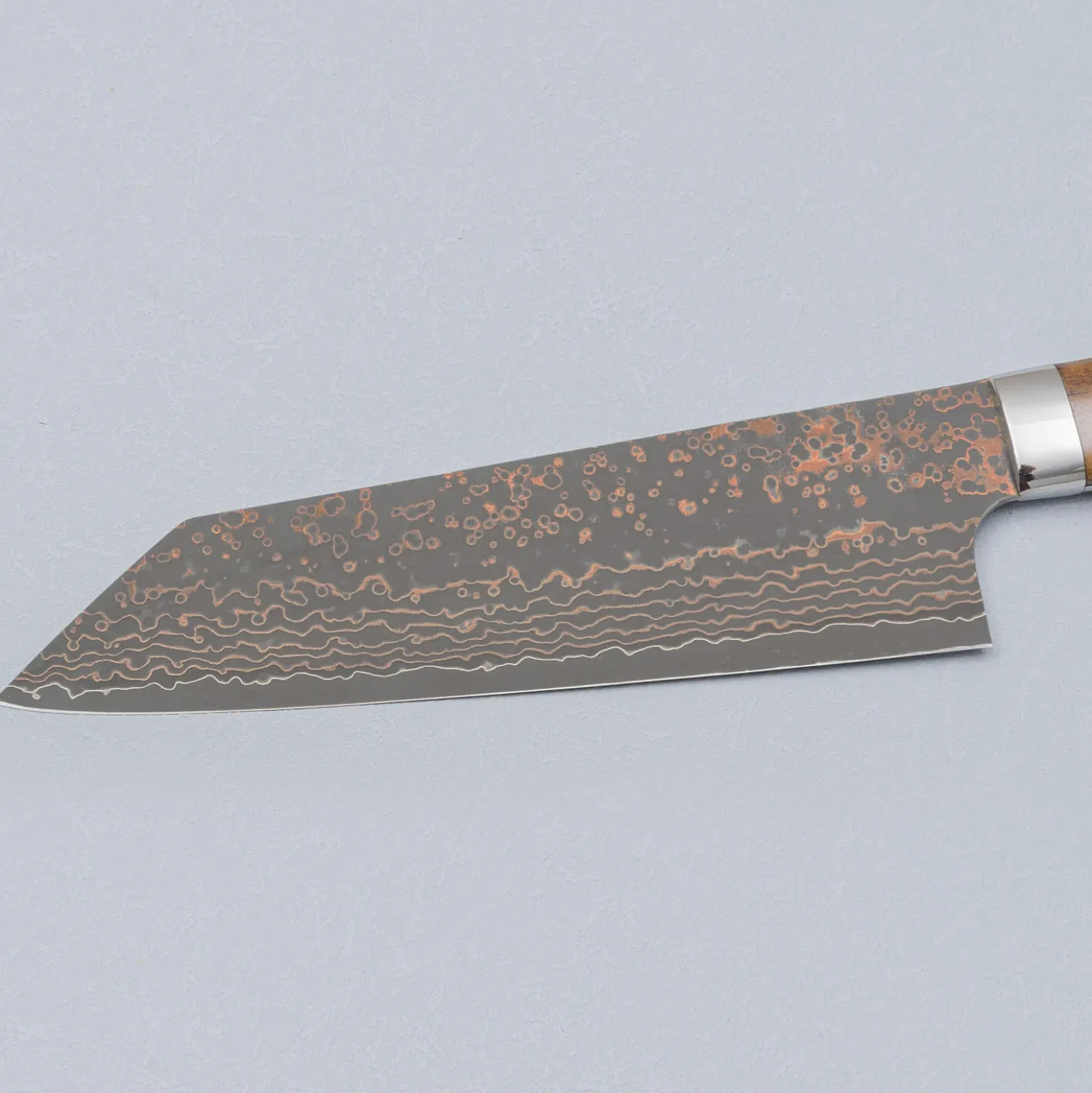 Takeshi Saji VG10 Rainbow Etched Cowhorn Bunka