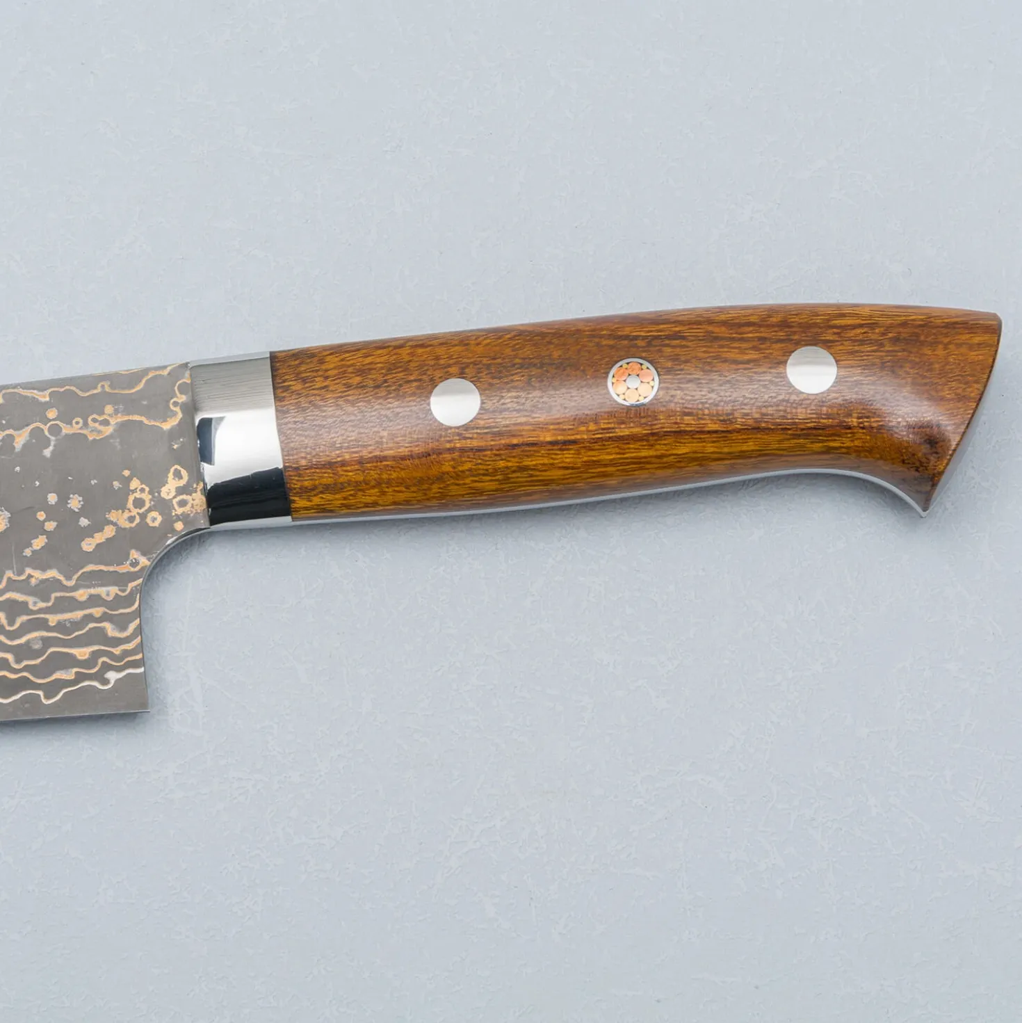 Takeshi Saji VG10 Rainbow Ironwood Bunka