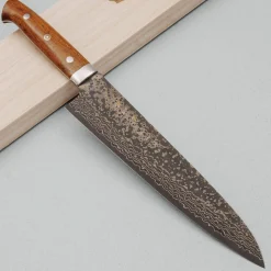 Takeshi Saji VG10 Rainbow Ironwood Gyuto 24 cm