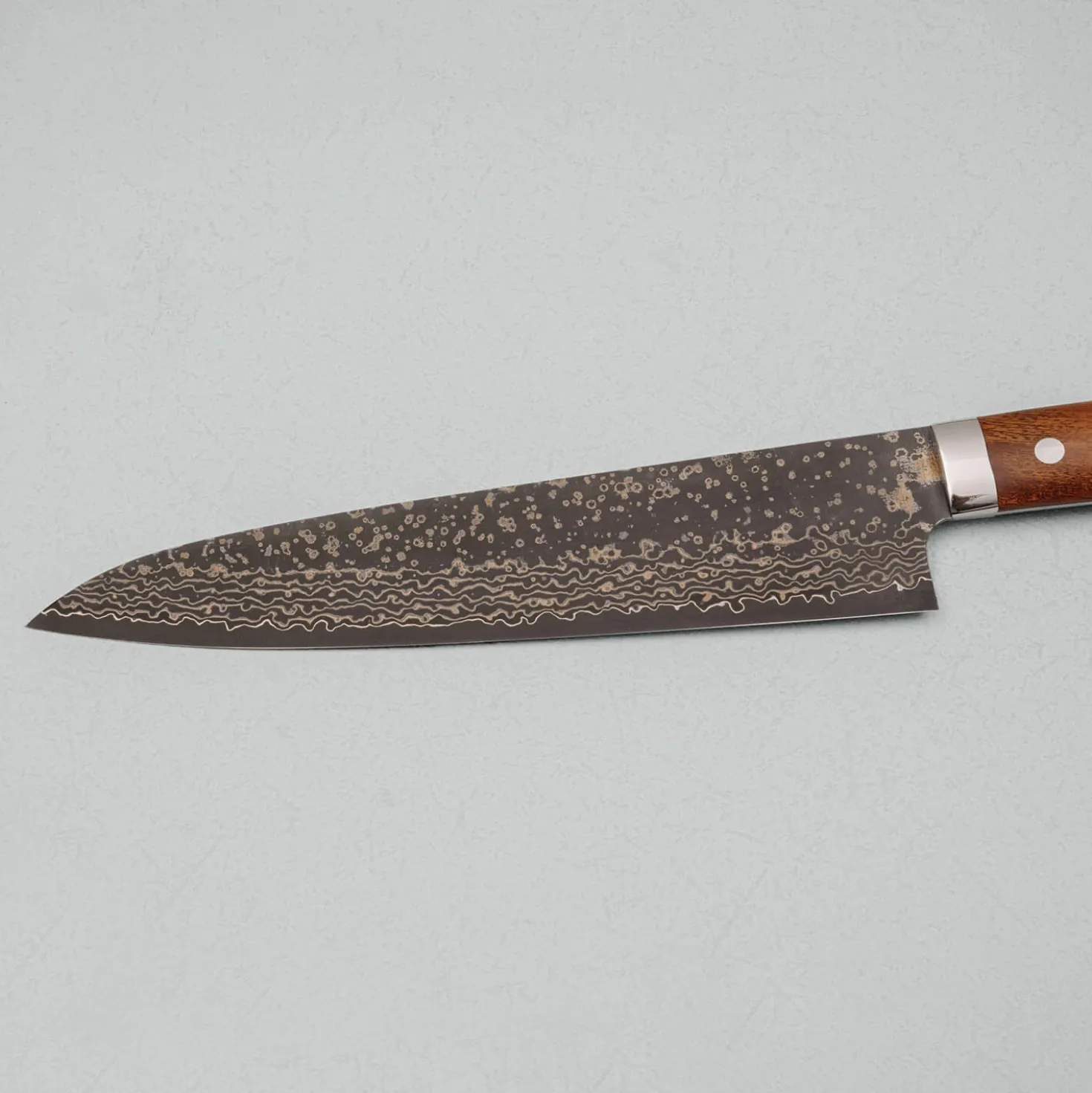 Takeshi Saji VG10 Rainbow Ironwood Gyuto 24 cm
