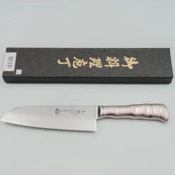 Tamahagane Bamboo Kyoto Santoku 17.5 cm