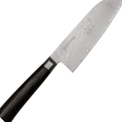 Tamahagane Tsubame Black Santoku 12cm