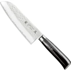 Tamahagane Tsubame Black Santoku 12cm