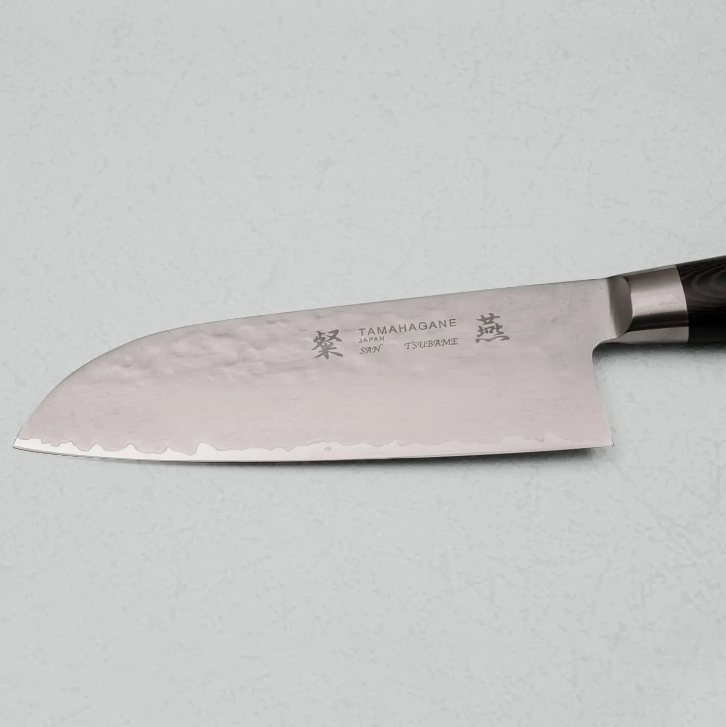 Tamahagane Tsubame Black Santoku 12cm