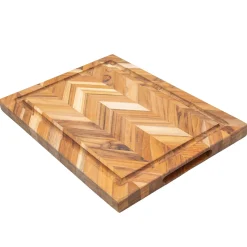 TeakHaus Teakhouten Plank Met Sapgeul 36 x 26 cm
