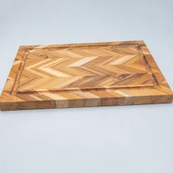 TeakHaus Teakhouten Plank Met Sapgeul 36 x 26 cm