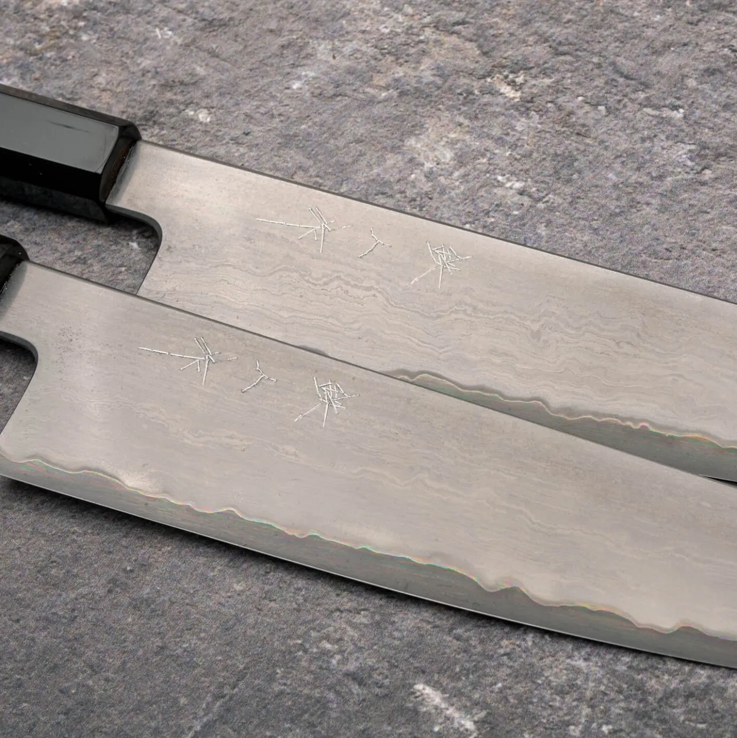 Tetsujin Hamono Aogami 2 Metal Flow Kiritsuke 210