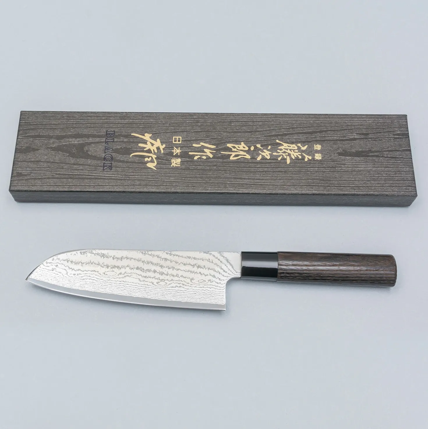 Tojiro Shippu Black Santoku 17 cm