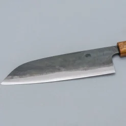 Tosa Tsukasa Shirogami Kurouchi Santoku 18 cm