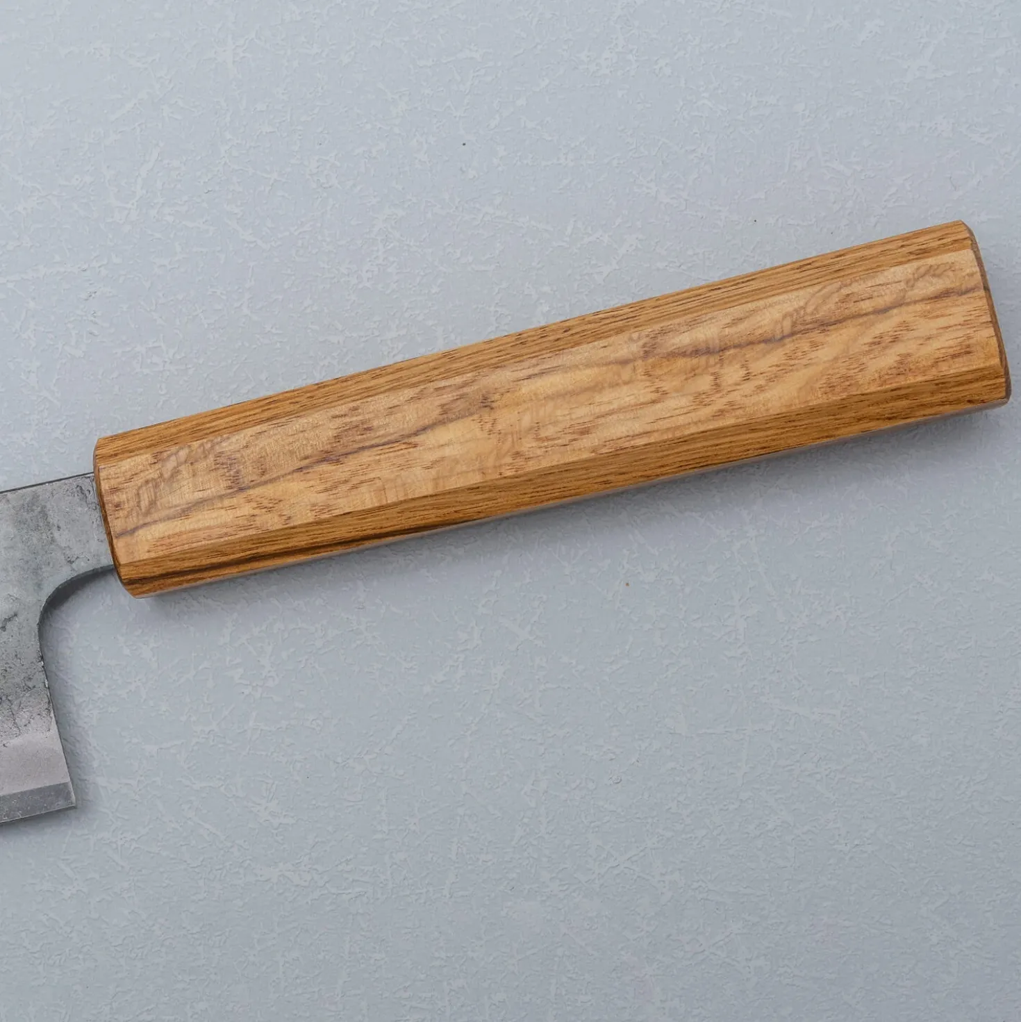 Tosa Tsukasa Shirogami Kurouchi Santoku 18 cm