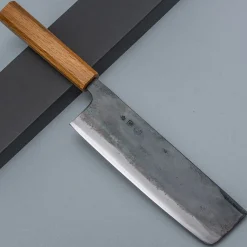 Tosa Tsukasa Shirogami Kurouchi Nakiri 18 cm