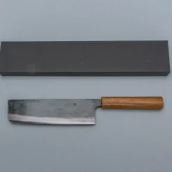 Tosa Tsukasa Shirogami Kurouchi Nakiri 18 cm