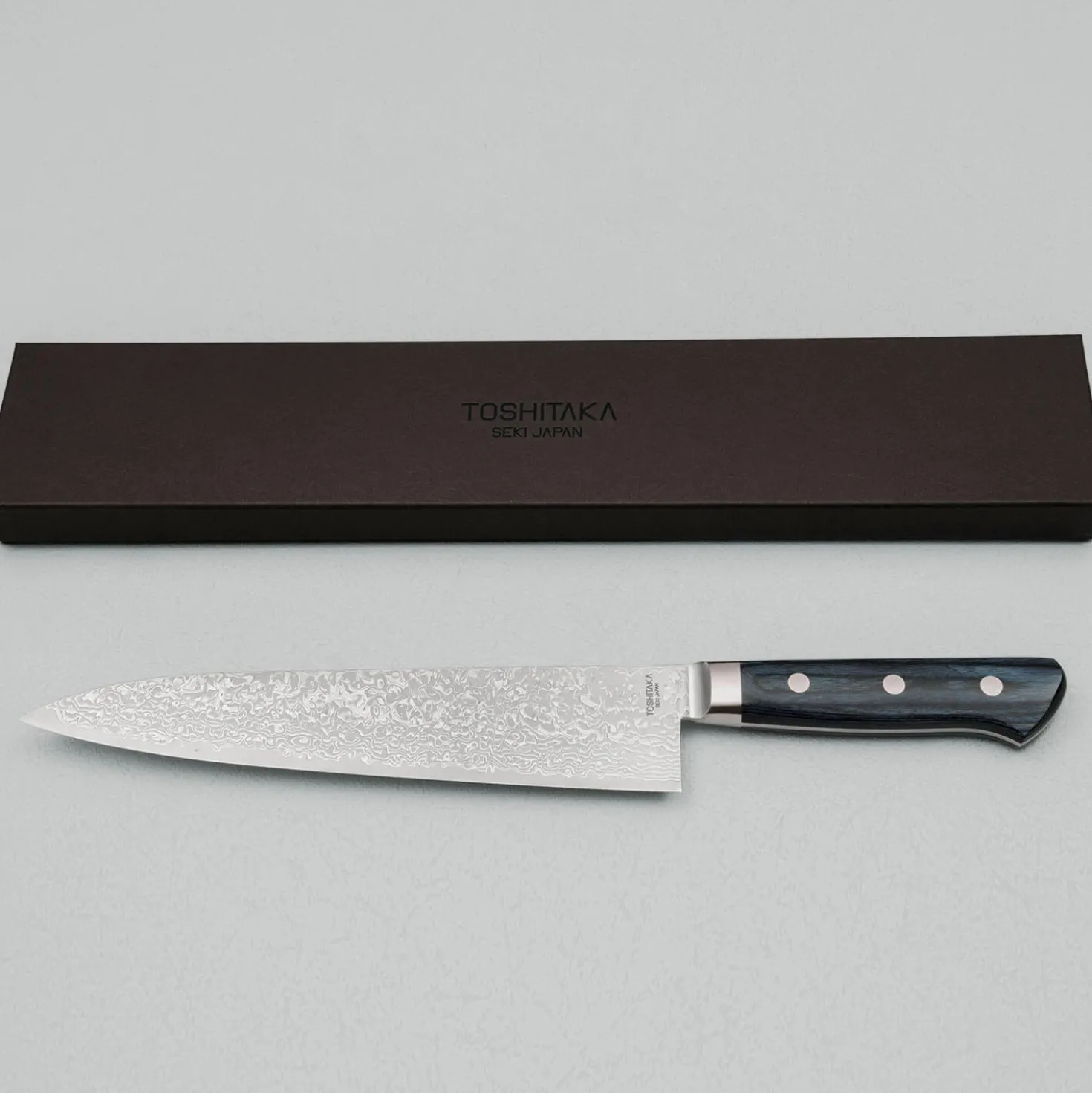 Toshitaka SG2 Damast Blue Gyuto 21 cm