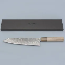 Toshitaka SG2 Damast Kiritsuke 21 cm