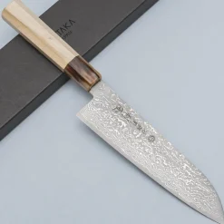 Toshitaka SG2 Damast Santoku 18 cm