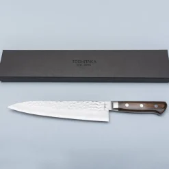 Toshitaka SG2 Tsuchime Brown Gyuto 21 cm