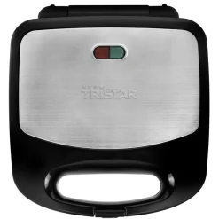 Tristar Tosti-IJzer Zwart/RVS