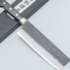 Tsunehisa Aogami Super Nashiji Kurouchi Western Black Nakiri 16.5 cm