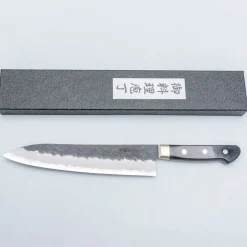 Tsunehisa Aogami Super Nashiji Kurouchi Western Black Gyuto 21 cm