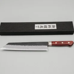Tsunehisa Aogami Super Nashiji Kurouchi Western Red Kiritsuke 21 cm