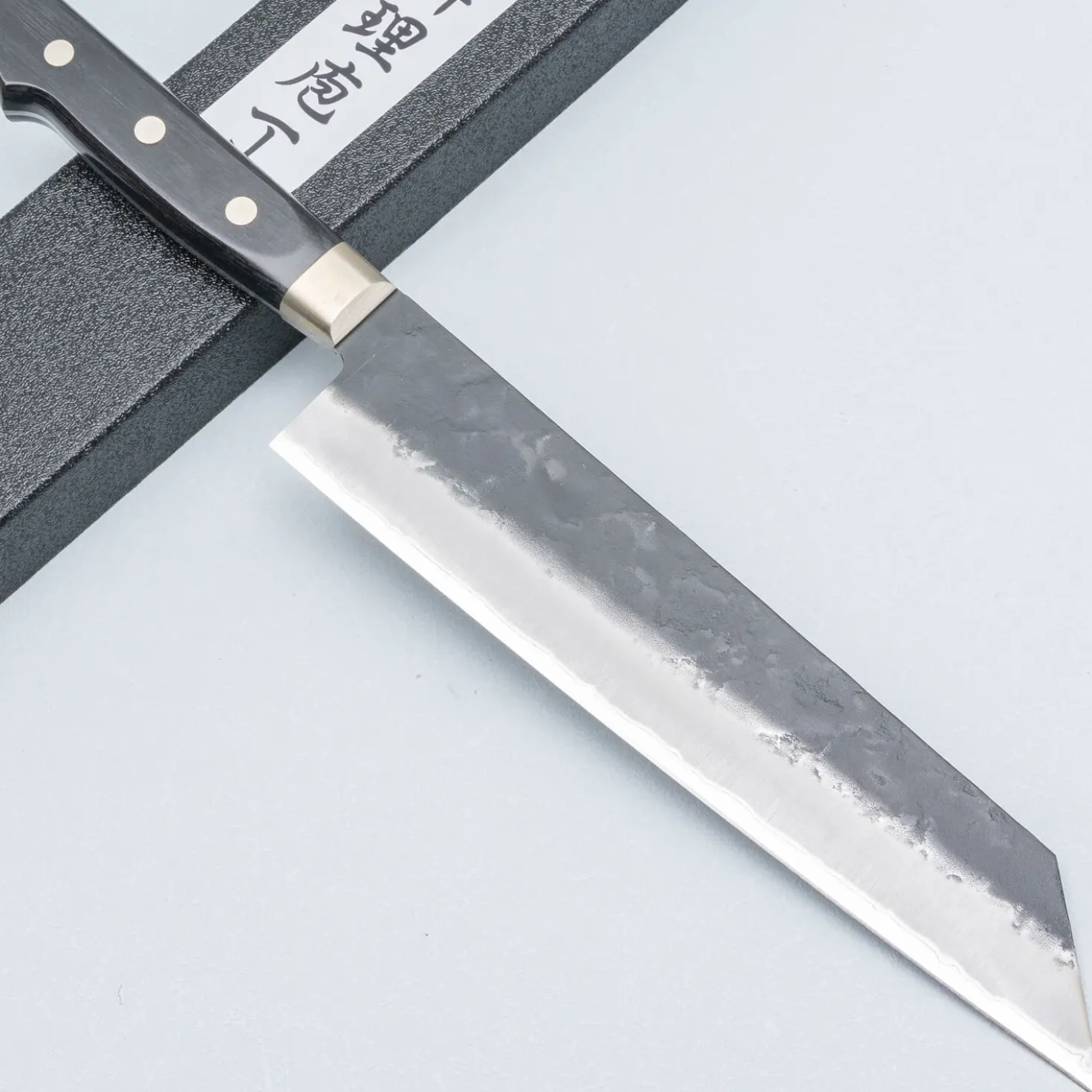 Tsunehisa Aogami Super Nashiji Kurouchi Western Black Kiritsuke 21 cm