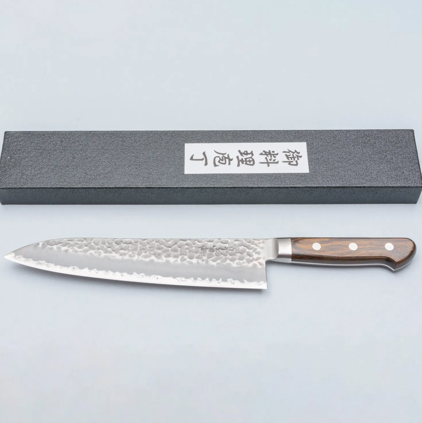 Tsunehisa Aogami Super Tsuchime Migaki Western Brown Gyuto 21 cm