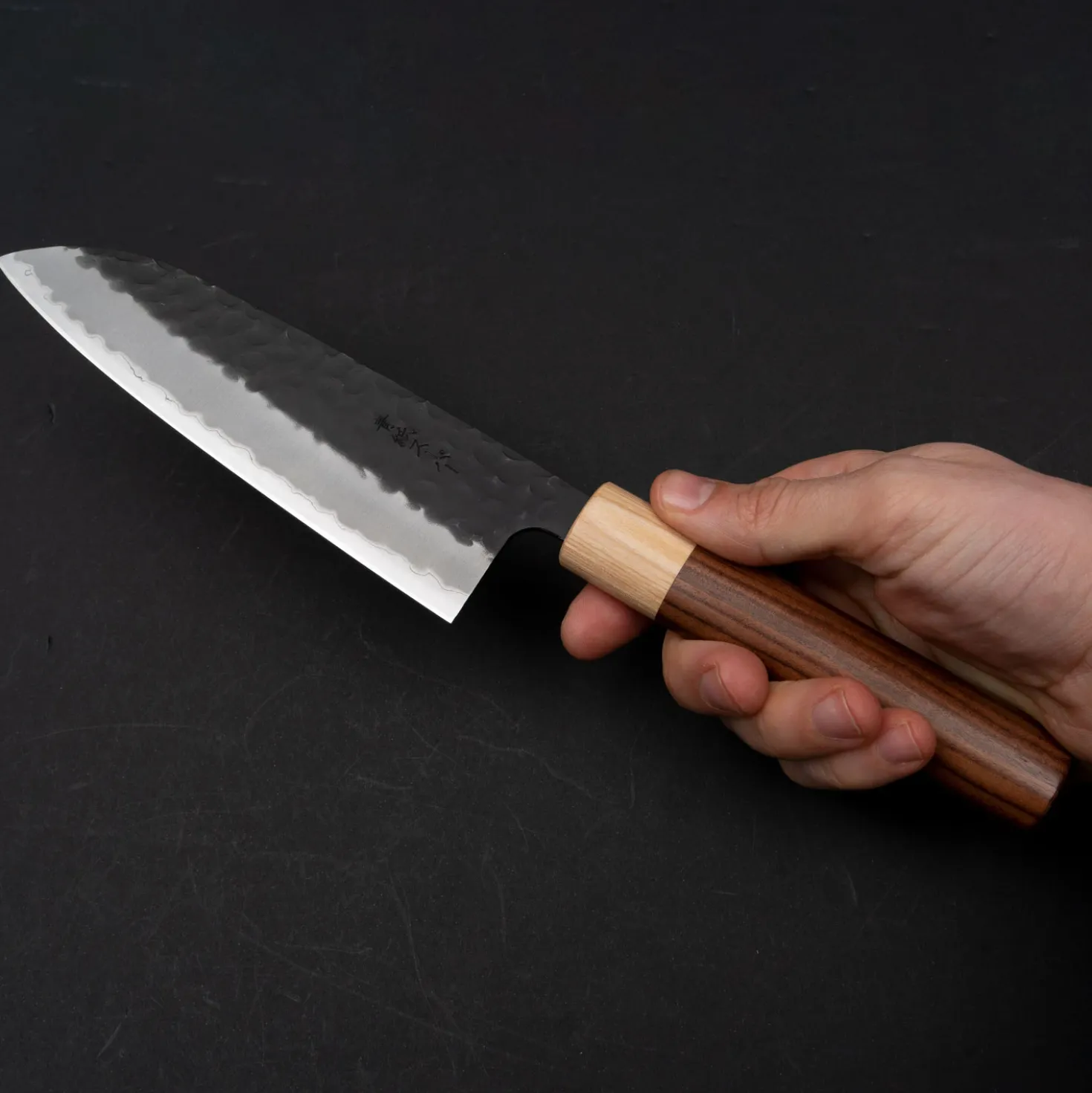 Tsunehisa Aogami Super Tsuchime Kurouchi Santoku