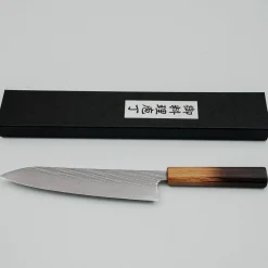 Tsunehisa AUS10 Nawame Damast Gyuto 21 cm