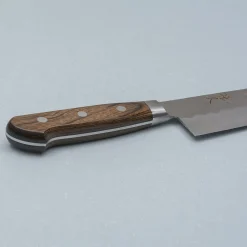 Tsunehisa Ginsan Nashiji Brown Gyuto 21 cm